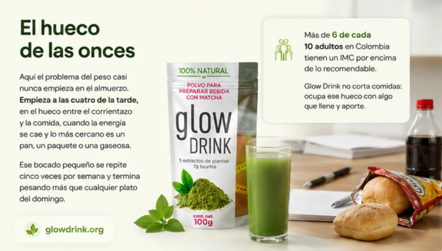 Glow Drink — una taza verde en lugar del antojo de media tarde