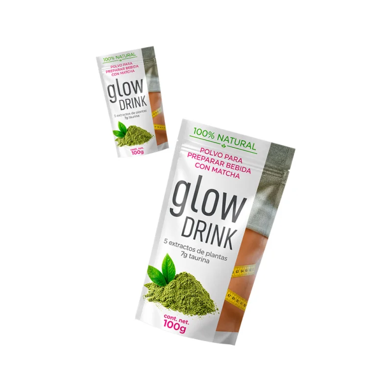 Glow Drink — dos bolsas del polvo soluble para preparar la bebida